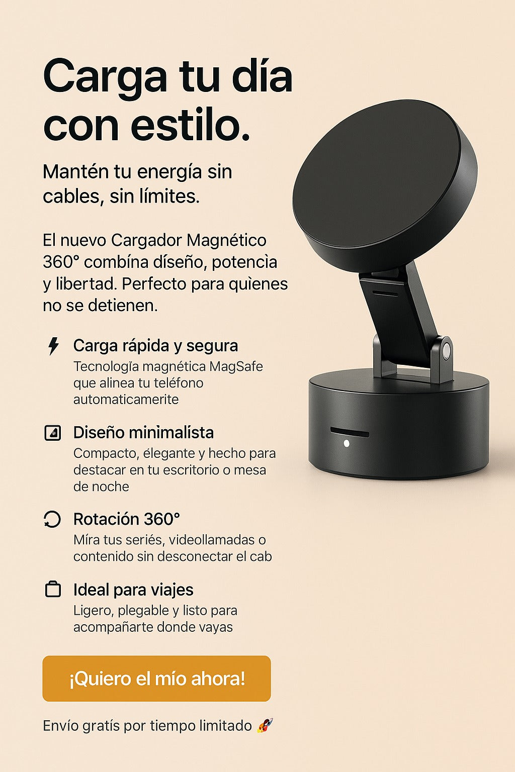 Cargador Magnético PowerMag
