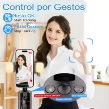 Trípode 360° Inteligente con Seguimiento Facial Automático 🤳
