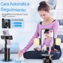 Trípode 360° Inteligente con Seguimiento Facial Automático 🤳