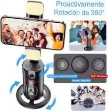 Trípode 360° Inteligente con Seguimiento Facial Automático 🤳