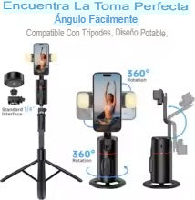 Trípode 360° Inteligente con Seguimiento Facial Automático 🤳