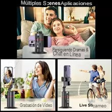 Trípode 360° Inteligente con Seguimiento Facial Automático 🤳